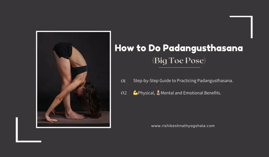 Big Toe Pose (Padangusthasana): Steps, Benefits and Cautions
